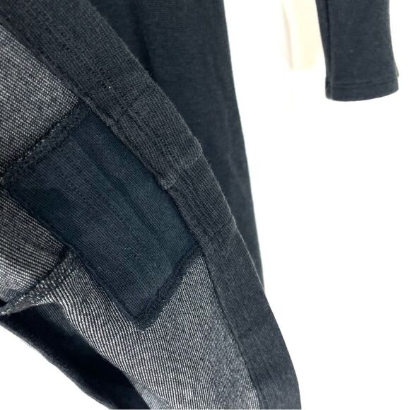 HORNY Toad Long Sleeve Black Crossover Wrap Dress - Picture 5 of 13